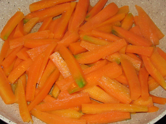Zanahorias glaseadas con miel