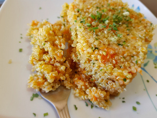 Ensalada de quinoa y zanahorias