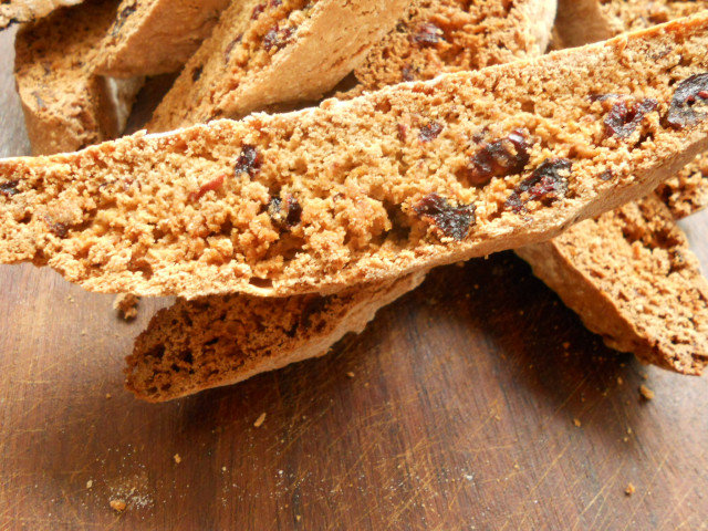 Cantuccini italiano con fruta deshidratada