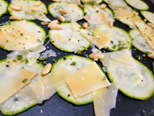 Carpaccio de calabacín