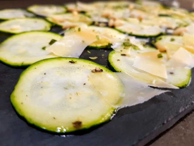 Carpaccio de calabacín