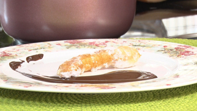 Churros con chocolate