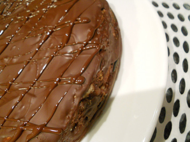 Tarta inglesa de galletas y chocolate