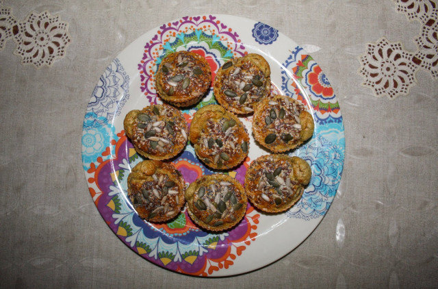 Muffins de espelta y aceitunas