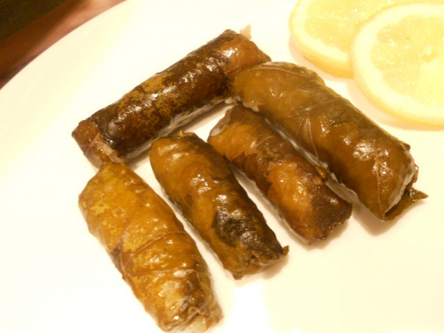 Sarma de hojas de parra al estilo armenio