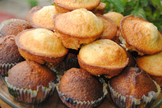 Muffins de melocotón y Amaretto