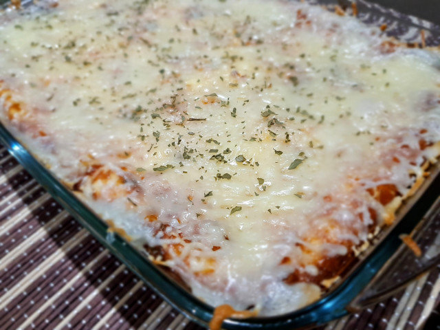 Gratinado de calabacines y tomates