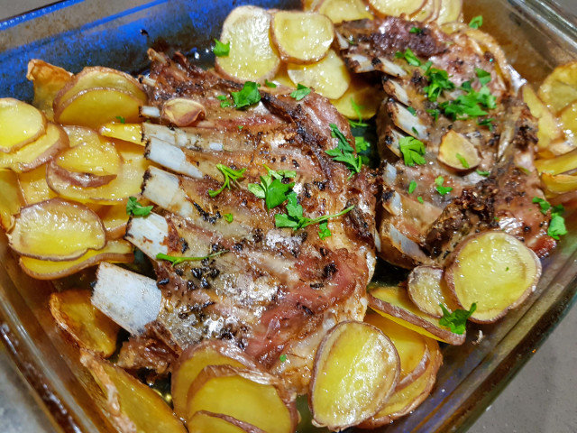 Costillas de cordero al jengibre