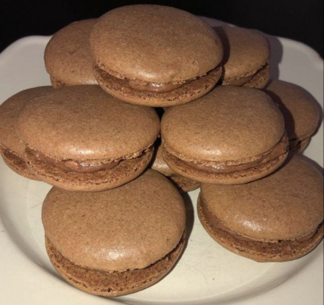 Macarons de chocolate