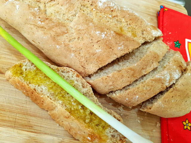 Pan de pueblo con salvado de trigo