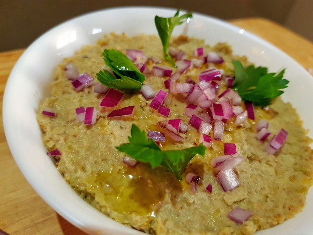 Hummus de lentejas