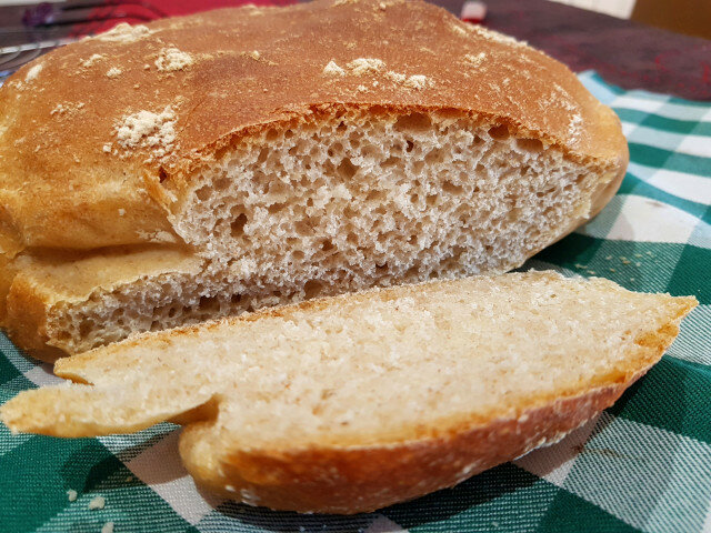 Pan con masa madre de centeno