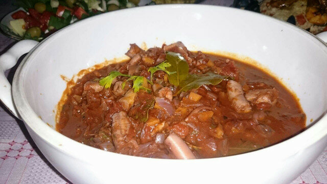 Goulash con pulpo