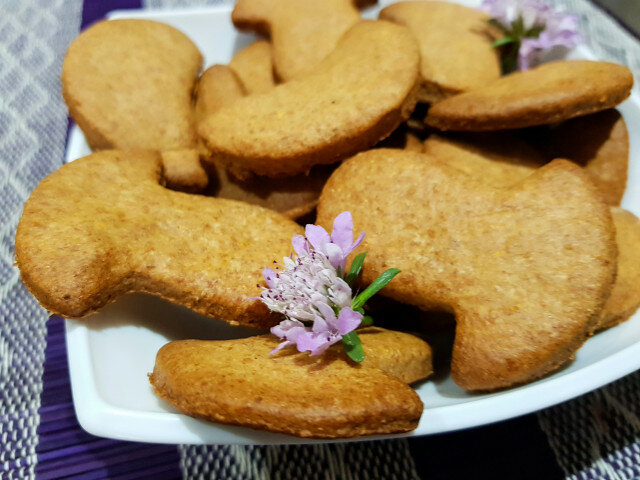 Galletas integrales con leche y miel