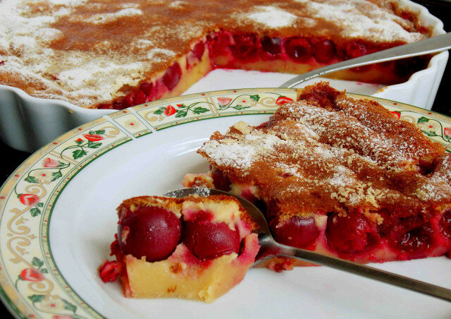 Clafoutis mágico de cerezas