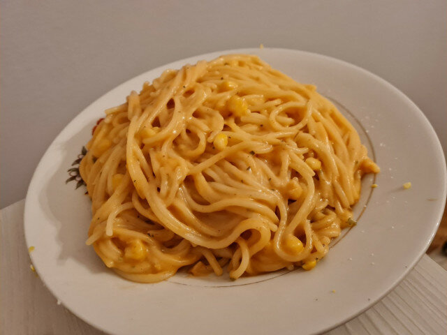 Espaguetis con salsa vegana