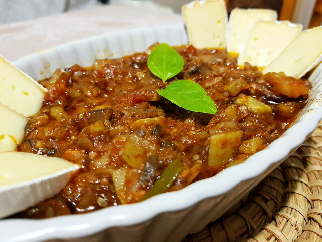 Ensalada o aperitivo de Ratatouille