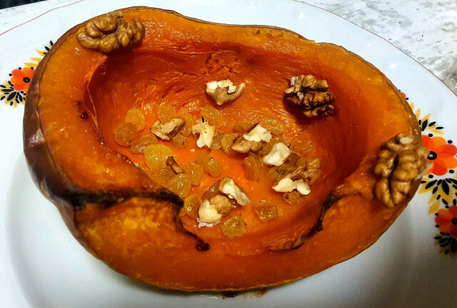 Mi favorita calabaza asada sin azúcar