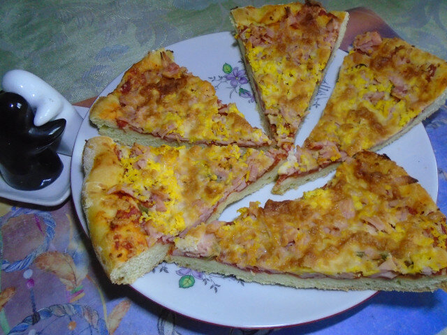 Masa de pizza cetogénica