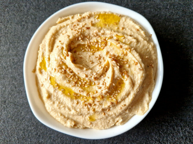 Hummus de alubias blancas