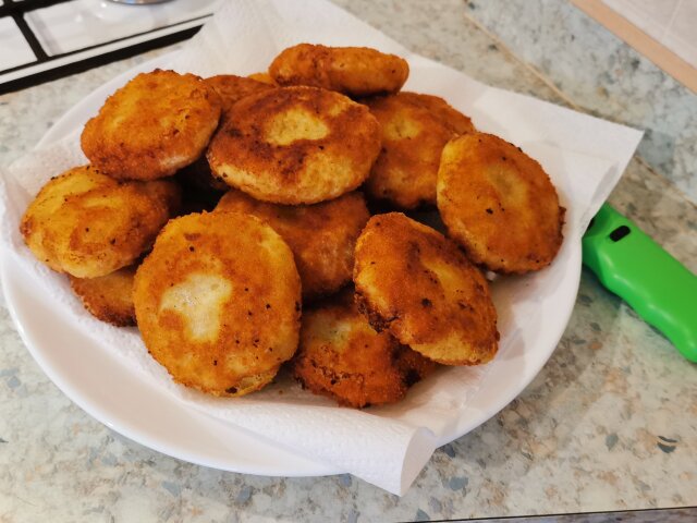 Croquetas de patata rebozadas