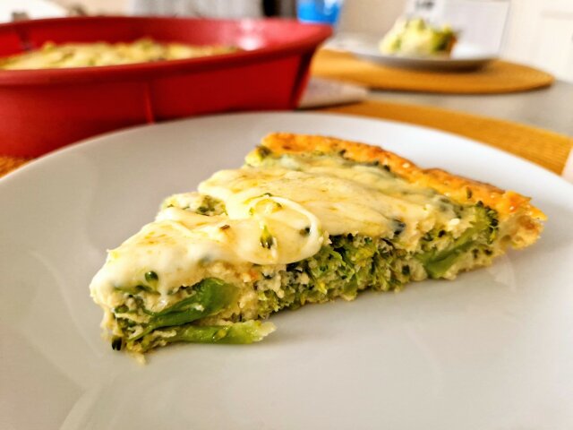 Frittata de brócoli al romero