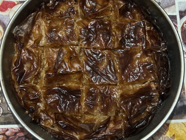 Baklava clásico para Navidad