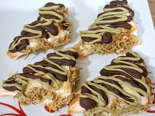 Pastel de Dubai con Masa Filo