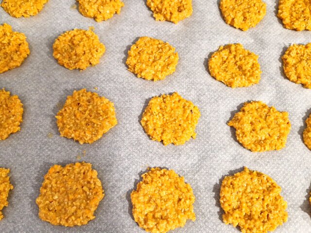 Galletas de avena y calabaza